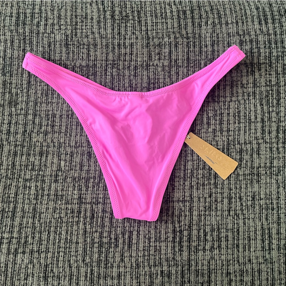 COPY - SKIMS Signature Swim Cheeky Tanga Bottom, Size S -Never Worn - Picture 3 of 4